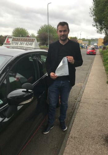Congratulations Alex , passed first time